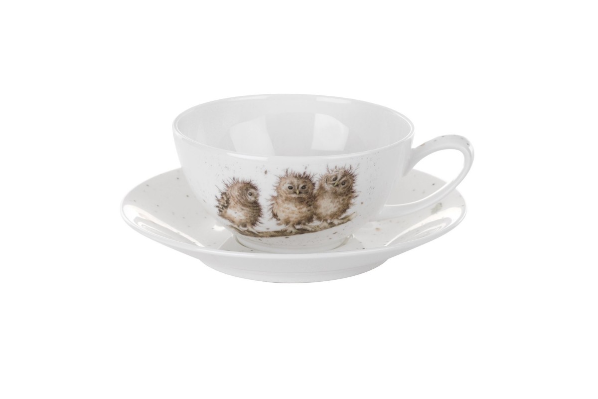 WRENDALE CAPPUCCINO CUP AND SAUCER